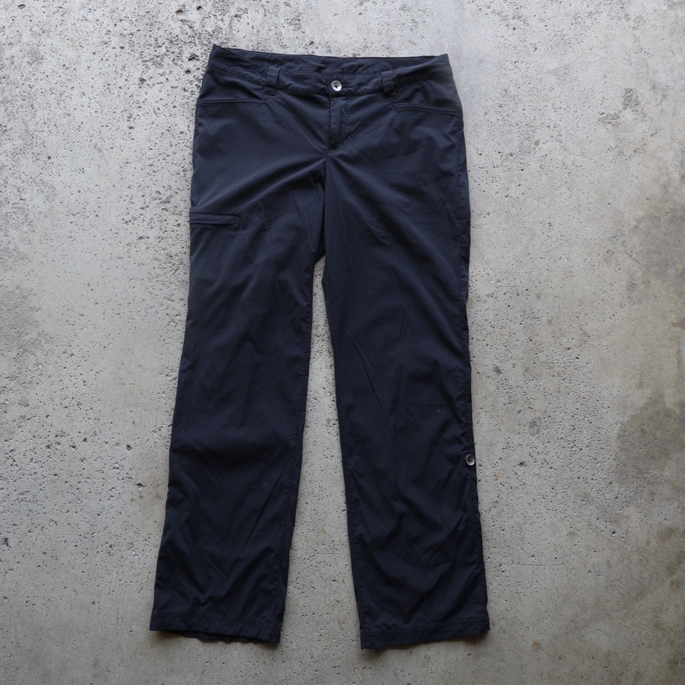 Eddie‎ Bauer Travex Women's Size 8 Black Hiking Cargo Travel Outdoor Pants